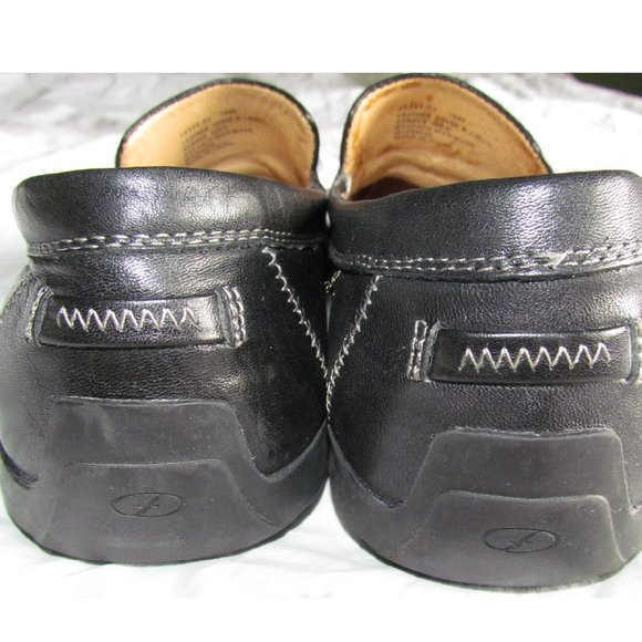 Florsheim Black Leather Slip On Loafer Moc Men\'s 10M main image 6